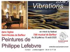 picture of «Vibrations», exposition de peinture de Philippe Lefebvre en écho au festival musical de Barfleur 