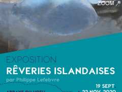 фотография de Rêveries islandaises, exposition de peinture de Philippe Lefebvre